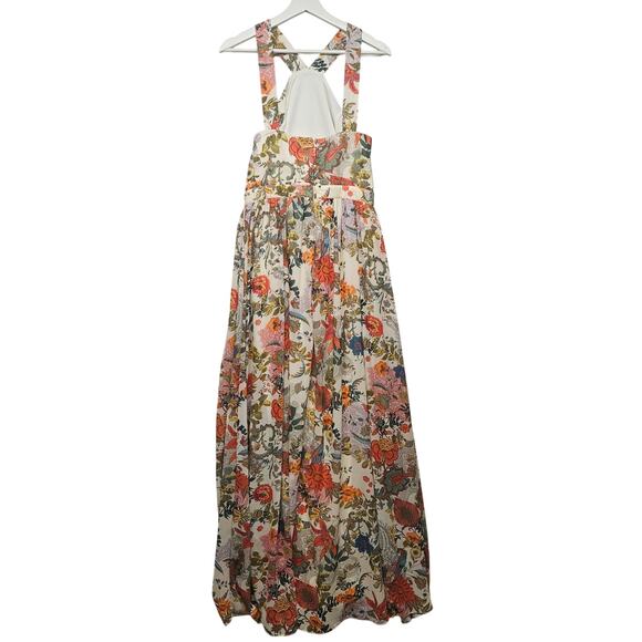 lilja cream floral print maxi dress Lulus Lilja Cream Floral Print Maxi Dress in Natural
